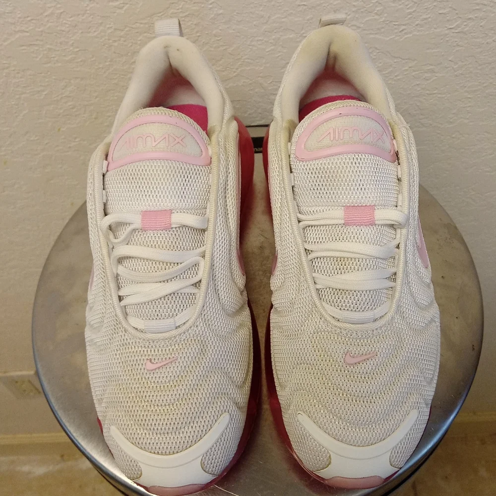 Nike Air Max 720 Womens 8 Shoes Sneakers White Pink Running Jogging Athletic Spo - Picture 6 of 16